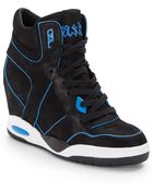 Ash Best Leather Wedge Sneakers - Lyst