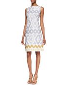 Lafayette 148 New York Janeca Sleeveless Printed Dress - Lyst