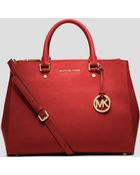 MICHAEL Michael Kors Satchel Large Sutton - Lyst