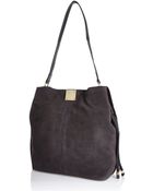 river island suede bag
