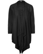 DKNY Silk-Cashmere Open Front Cardigan - Lyst