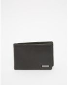 Esprit Leather Wallet And Keychain Set - Lyst