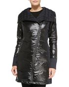 Canada Goose Cassidy Asymmetric-Zip Mid-Length Jacket - Lyst