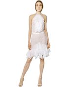 Nina Ricci Silk Lace Sangallo Cotton Dress - Lyst