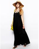 Asos Trapeze Maxi Beach Dress - Lyst
