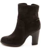 Rag & Bone Grayson Suede Booties - Asphalt - Lyst