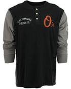 47 Brand Mens Longsleeve Baltimore Orioles Henley - Lyst