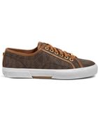 Michael Kors Boerum Logo Leather-Trimmed Sneaker - Lyst