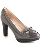 Adrienne Vittadini Pacific Leather Platform Pumps - Lyst