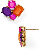 Kate Spade Cluster Stud Earrings - Lyst