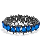 BaubleBar Crystal Spike Stretch Bracelet - Lyst