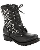 Ash Ryanna Studded Combat Boots - Lyst