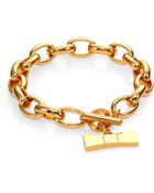 Kate Spade New York Hummingbird Bow Charm Chain Bracelet - Lyst