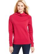 Calvin Klein Jeans Long-Sleeve Mock Turtleneck Top - Lyst