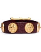 Valentino Gryphon Stud Leather Bracelet - Lyst