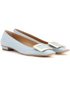 Roger Vivier Belle Vivier Patent Leather Ballerinas - Lyst