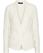 Donna Karan New York Linen And Cotton-Blend Tweed Jacket - Lyst