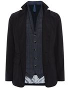 Hugo Boss Navid Layered Coat - Lyst