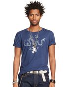 Denim & Supply Ralph Lauren Snake-Print Cotton T-Shirt - Lyst