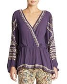 Free People Stitched Up Heart Top - Lyst