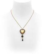Dolce & Gabbana Heart Pendant Necklace - Lyst