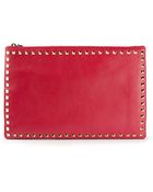 Valentino 'Rockstud' Clutch - Lyst