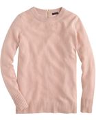 J.Crew Collection Cashmere Back-Zip Tunic Sweater - Lyst