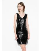 Mango Sequined Dress - Lyst