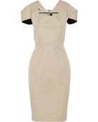 Roland Mouret Cotton Dress - Lyst