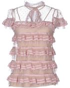 RED Valentino Blouse - Lyst