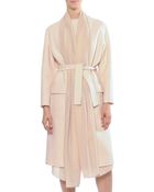 Bottega Veneta Cashmere Detachable-Scarf Coat - Lyst