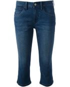 Burberry Brit Cropped Jean - Lyst