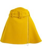 Carven A-Line Wool Skirt - Lyst