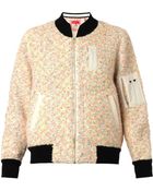 Coohem Vimar Knitted Tweed Bomber Jacket - Lyst