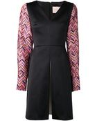 Roksanda Herringbone Sleeve Dress - Lyst