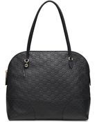 Gucci Bree Ssima Leather Shoulder Bag - Lyst