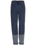 Chloé Wide Leg Denim Trousers - Lyst
