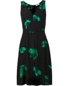 Nina Ricci Floral Dress - Lyst
