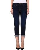 Current/Elliott The Boyfriend Low-rise Jeans - Lyst