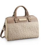 Calvin Klein Candice Sleek Barrel Satchel - Lyst