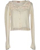 Rose' A Pois Cardigan - Lyst