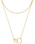 BaubleBar Loop Layered Necklace - Lyst