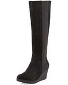 Donald J Pliner Muny Suede Wedge Boot - Lyst