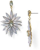 R.j. Graziano Flower Drop Earrings - Lyst