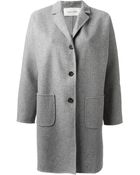 Valentino Single Breasted Coat - Lyst