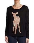 French Connection Intarsia-Deer Pullover - Lyst