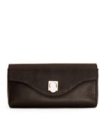 Isaac Mizrahi New York Sandra Leather Clutch - Lyst