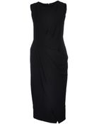 Donna Karan New York Kneelength Dress - Lyst