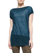 Donna Karan New York Cashmere Cap-Sleeve Tunic - Lyst