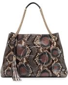 Gucci Soho Python Chainstrap Bag - Lyst